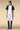 Premium Colour-Blocked Tie-Front Shirt Dress - Cotton Poplin