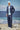Navy poly viscose jacket for men with notch lapel design
