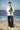 Black and white cotton poplin shirt for men with abstract print