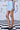 3D Sequin Slim Fit Skorts- Light Blue - Genes Online Store