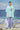 Oversized Printed Shirt in Premium Cotton Poplin - Mint Green