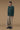 Premium Beaded Zip Front Jacket in Midnight Green