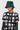 Slim Fit Round Neck Dress with All-Over Large Checks Print - Genes Lecoanet Hemant