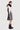 Semi-Fit V-Neck Sleeveless Dress with Brush Stroke Print - Genes Lecoanet Hemant