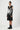 Slim Fit V-Neck Sleeveless Dress with Artistic Print - Genes Lecoanet Hemant