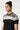 Classic Fit T-Shirt with Placement of Bold Large Stripes - Genes Lecoanet Hemant
