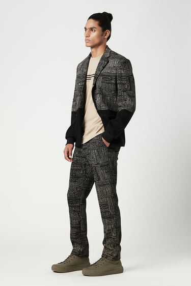 Classic Fit Jacket with Front and Sleeve Patch Pockets - Genes Lecoanet Hemant