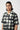 Relaxed Fit Half Sleeve Shirt with All-Over Large Check Print - Genes Lecoanet Hemant