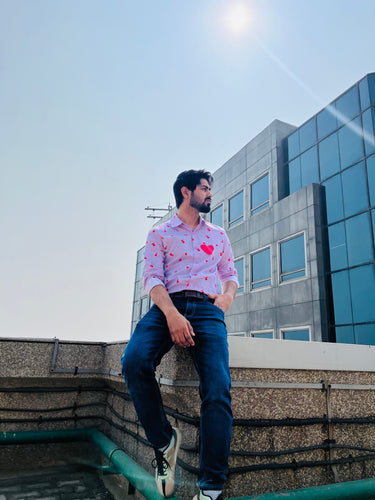 L'amour Valentine's Day Men's Shirt - Genes Lecoanet Hemant