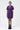 Straight Fit Dress With Tie-Up Waist-Amethyst - Genes Lecoanet Hemant
