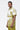 Light Linen Regular Fit Shirt with Landscape Print-Bright Olive - Genes Lecoanet Hemant