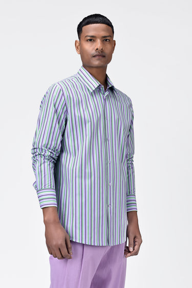 Regular Fit Men's Button-Up Shirt - Genes Lecoanet Hemant