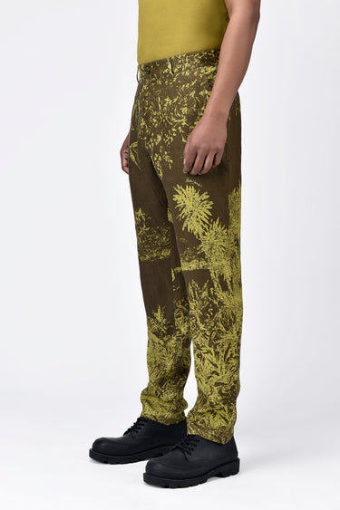 Regular Fit Trouser with Landscape Print - Genes Lecoanet Hemant