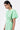 Palm Stripe A-Line Dress with Raglan Sleeves - Genes Lecoanet Hemant