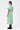 Palm Stripe A-Line Dress with Raglan Sleeves - Genes Lecoanet Hemant