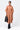 Oversized Cotton Poplin Dress with Front Slit Salmon - Genes Lecoanet Hemant
