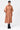 Oversized Cotton Poplin Dress with Front Slit Salmon - Genes Lecoanet Hemant