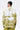 Regular Fit Light Linen Shirt with Landscape Print