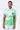 Men's Regular Fit Cotton Pique Polo with Contrast Tipping-Spring Green - Genes Lecoanet Hemant