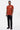 Regular Fit Men's Polo With Genes Fruit Basket Embroidery Coral Orange - Genes Lecoanet Hemant