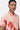 Men's Regular Fit Polo with Tropical Print-Light Peach - Genes Lecoanet Hemant