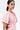A-Line Top with Voluminous Raglan Sleeves-Coral Orange - Genes Lecoanet Hemant