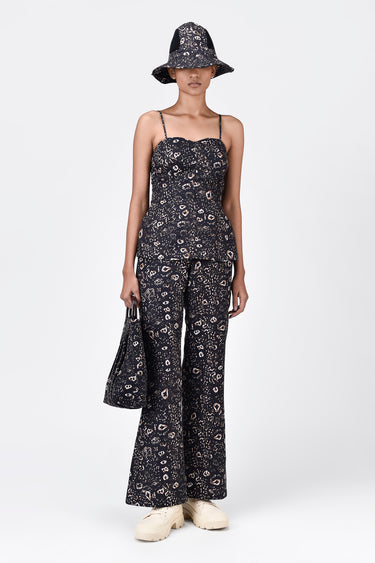 Slim Fit Corset with Animal Print - Genes Lecoanet Hemant