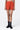 Women's Regular Fit Cotton Light Twill Shorts Coral Orange - Genes Lecoanet Hemant