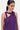 A-Line Top with Asymmetric Cross-Over Straps-Amethyst - Genes Lecoanet Hemant