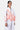 Relaxed Fit Linen Herringbone Bomber Jacket with Tropical Print Off White