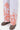 Straight Fit Linen Herringbone Trousers with Tropical Print Off White