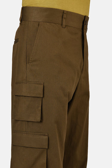 Easy Fit Cotton Pin Corduroy Cargo with Side Flap Pockets