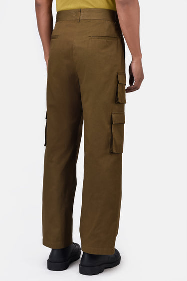Easy Fit Cotton Pin Corduroy Cargo with Side Flap Pockets