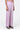 Straight Fit Viscose Satin Trousers with Elastic Waist and Drawstrings