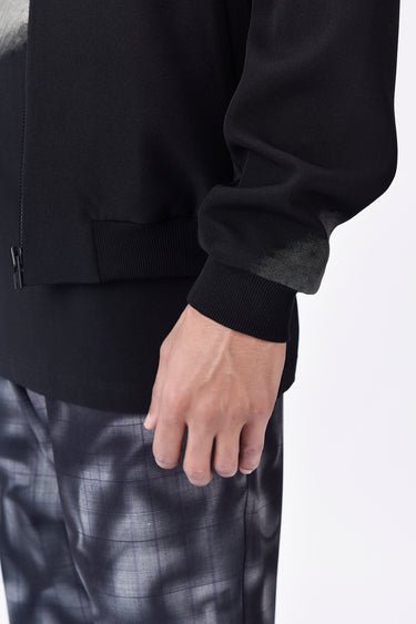 Black Banana Crepe Bomber - Genes Lecoanet Hemant