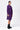 A-Line Dress with Tie-Up Waist-Amethyst - Genes Lecoanet Hemant