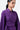 A-Line Dress with Tie-Up Waist-Amethyst - Genes Lecoanet Hemant