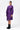 A-Line Dress with Tie-Up Waist-Amethyst - Genes Lecoanet Hemant