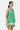 A-Line Sleeveless Dress with Crossover Straps-Spring Green - Genes Lecoanet Hemant