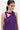A-Line Top with Asymmetric Cross-Over Straps-Amethyst - Genes Lecoanet Hemant