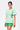 A-Line Top with Voluminous Raglan Sleeves-Mint Green - Genes Lecoanet Hemant