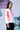 Anemone Flower Regular Fit Top- White Coral - Genes Online Store