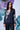 Anemone Flower Slim Fit Jacket- Black Grey - Genes Online Store
