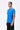 Azure Blue Cotton Jersey Regular Fit T-Shirt with Dart Details