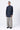 Black Band Collar Kurta with Dotted Aurora Print - Genes Lecoanet Hemant