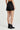 Stylish black summer shorts for women, premium designer resort wear India