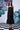 Black strappy midi dress in breathable cotton poplin fabric