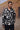 Black Graphic Hood Shirt in Giza Cotton Poplin - Genes Online Store