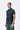 Black-Green Aurora Print Polo T-shirt - Genes Lecoanet Hemant