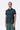 Black-Green Aurora Print Polo T-shirt - Genes Lecoanet Hemant